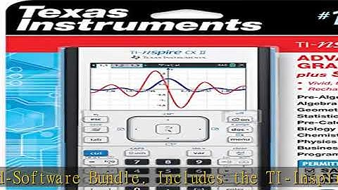 Texas Instruments TI-Nspire CX II Color Graphing Calculator with Student Software (PC/Mac)