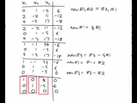 Using Elementary Row Operations to Determine A−1
