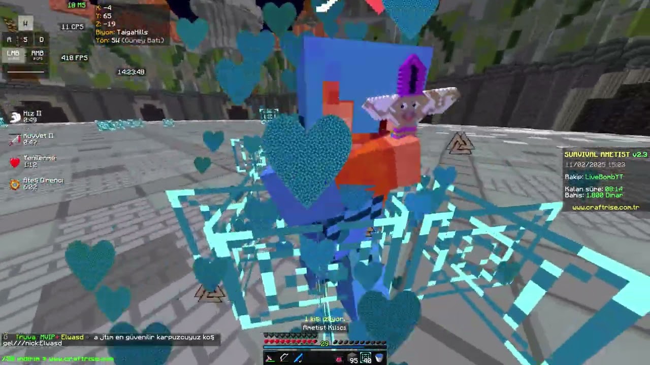 Survival Ametist  | Duello PvP  | 10X KRAL KESME