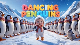 Toon Baby & The Dancing Penguins! | Fun Animal Dance Song 🐧❄️