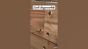 A bit of joinery on some larch sleeper work today. 🪵🪵🪵#joinery #woodworking #sleeper #satisfying