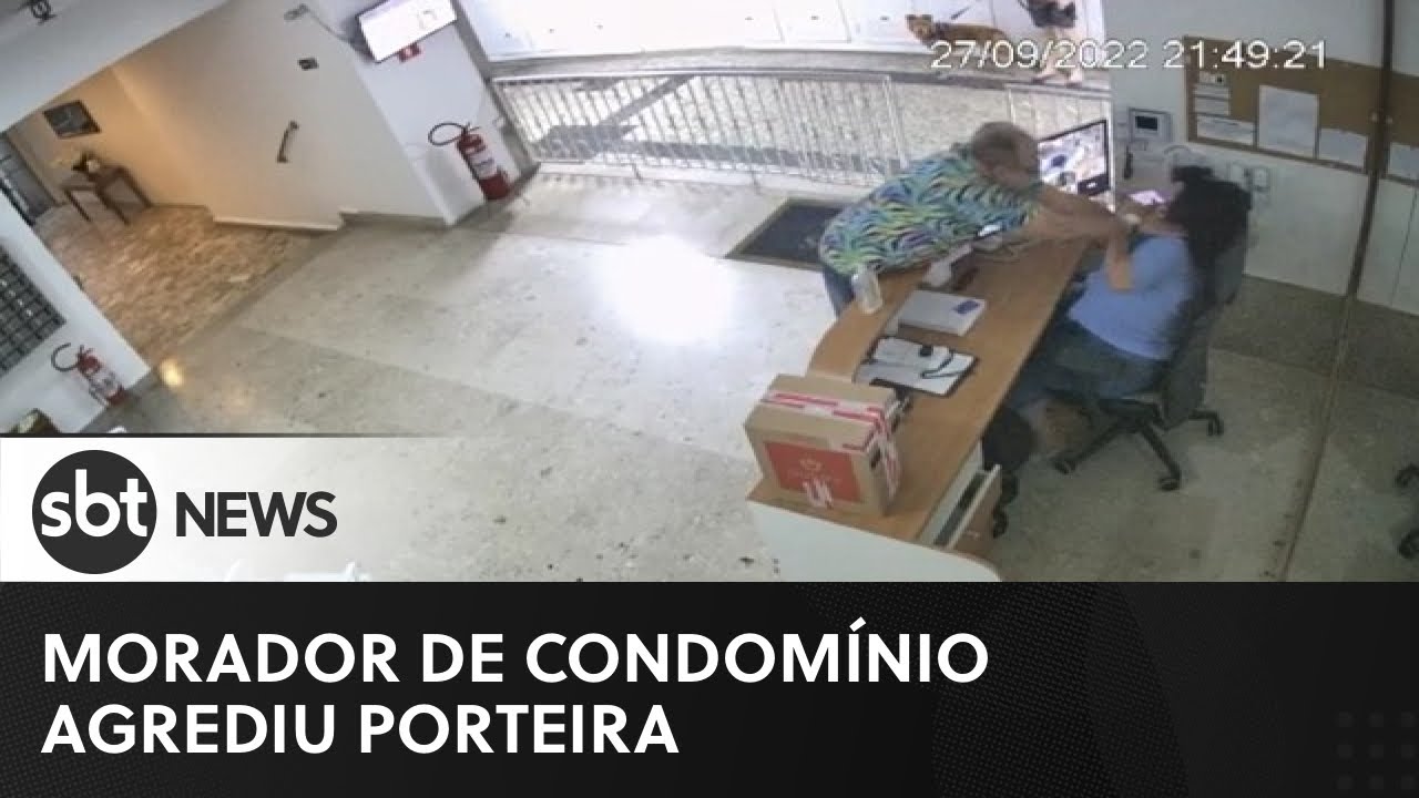 Porteira de prédio na zona sul do Rio de Janeiro é agredida por morador