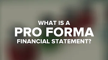 What does proforma mean in business?