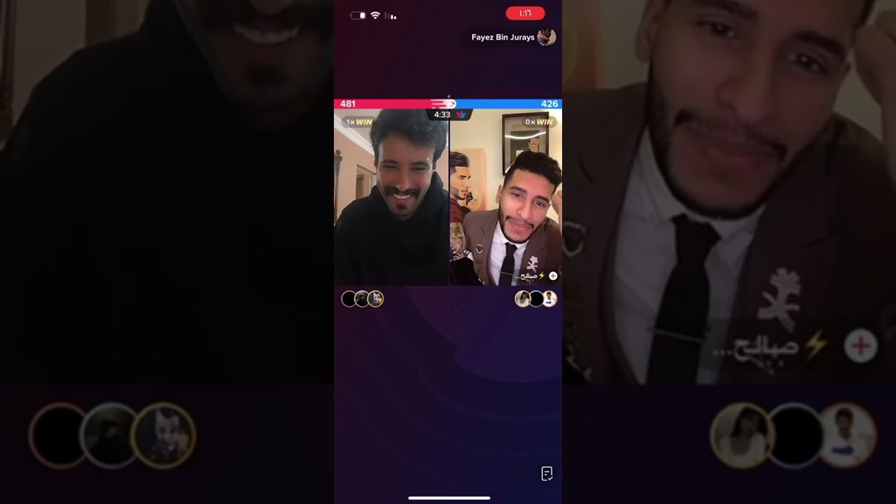 بث فايز بن جريس مع صالح العبيدي