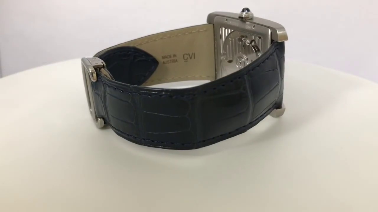 Cartier Tank MC Blue Dial WSTA0010 on sale