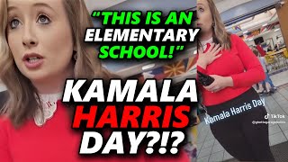 Father CONFRONTS Teacher For Celebrating Kamala Harris Day At An ELEMENTARY SCHOOL 😡