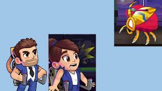 Barry & Betty is scared of beetle bot (eyelash bug meme)