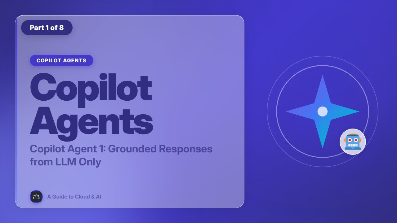 Copilot Agent 1: Grounded Responses from LLM Only | M365 Copilot Agent ...