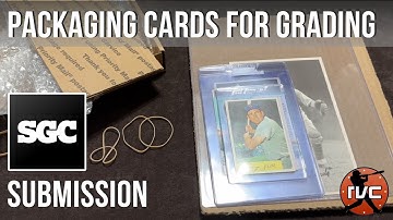 How I Package Sports Cards for SGC Grading Submissions - 6 Steps