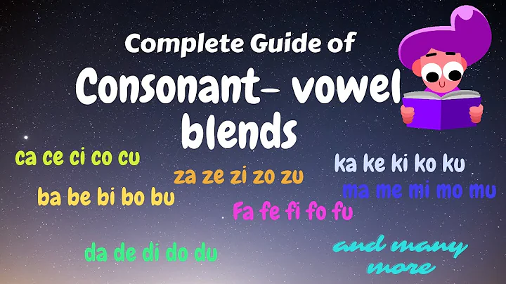 CONSONANT AND VOWEL BLENDS | COMPLETE GUIDE |A-Z| ENGLISH PHONICS