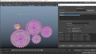 #Maya-Rigging (Script using)Mechanic Gear tutorial with #BegginerGuru.