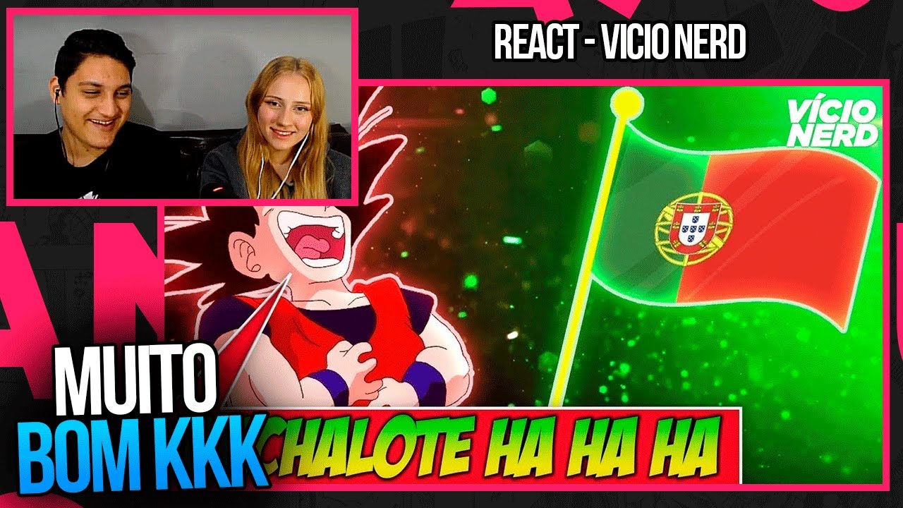 REACT EM CASAL - Por que a dublagem PORTUGUESA de Dragon Ball Z é tão ENGRAÇADA? 🇵🇹 | NÃO TANKAMOS!!
