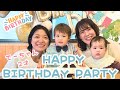 【Birthday】でーちゃん2歳になりました🎉 | 2歳のお誕生日パーティーの様子や2年間の思い出を語るふたりママ👩👩