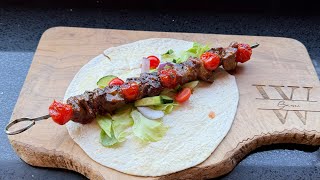 Wood Pigeon Skewer, From Warwickshire Game.