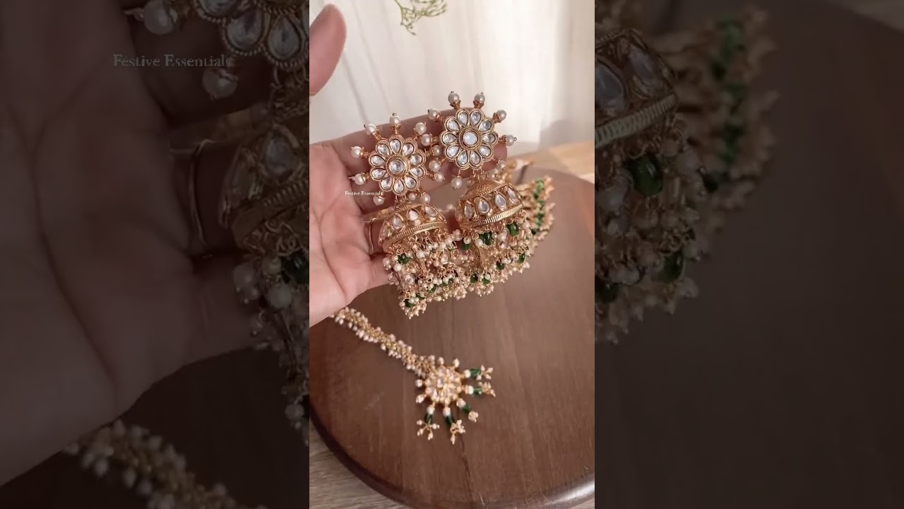 Kundan bridal choker ✨Visit our website: . WhatsApp +13137371045