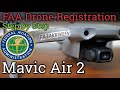 DJI Mavic Air 2 FAA Registration for Beginners 2020