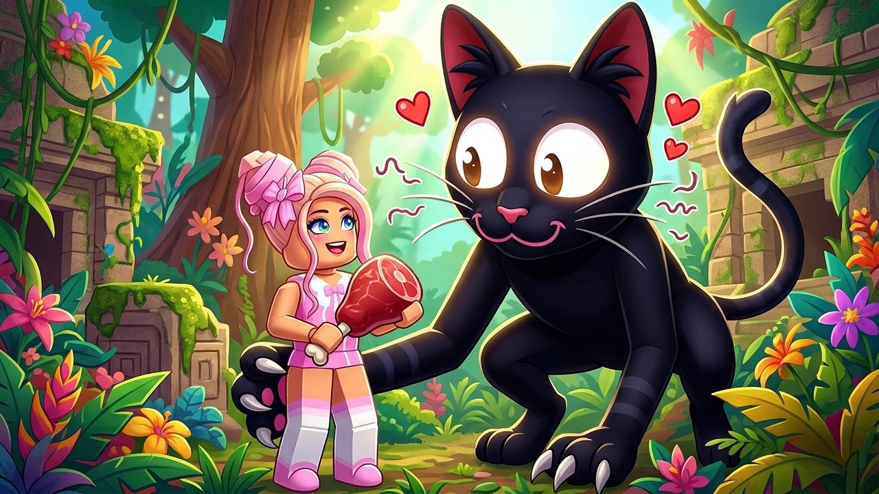 Wir ZÄHMEN die KATZE in 99 NÄCHTE! 🌸 Roblox