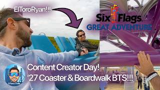 PROJECT PURPLE & SHORELINE PIER BTS (ft. ElToroRyan) - Six Flags Great Adventure Content Creator Day