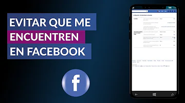 ¿Cómo no ser buscado en Facebook 2023?