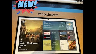 Amazon Echo Show 21 review & walk through,Fire TV built in. #echoshow21 @amazon