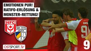 Emotionen pur! Ratifo-Erlösung & Monster-Rettung: Halle - Carl Zeiss Jena | Regionalliga Nordost