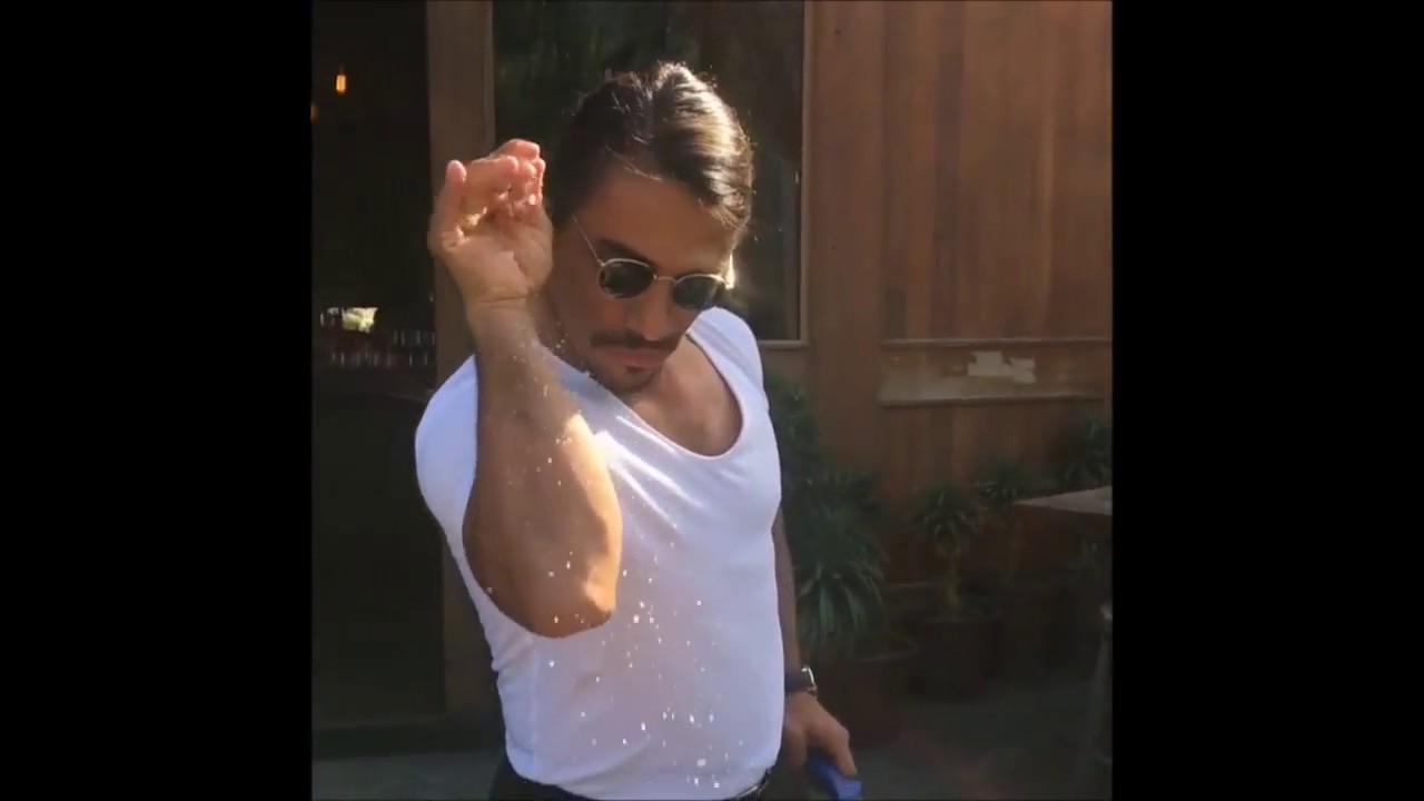 salt bae meme video