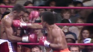 ON THIS DAY! - SUGAR RAY LEONARD BATTERED LARRY BONDS STOPPING HIM IN THE 10TH ROUND (HIGHLIGHTS) 🥊