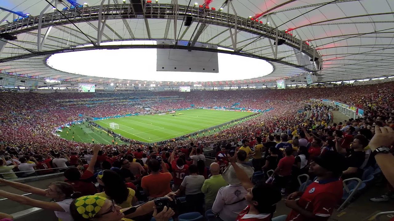 Canción nacional de CHILE en el Maracana HD