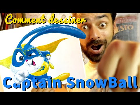 How to draw a Super Rabbit - Captain Snowball / Captain Pompon