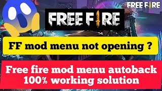 how to fix free fire mod menu autoback problem in 2 min~FF mod menu autoback 100% working solution ✓ screenshot 4