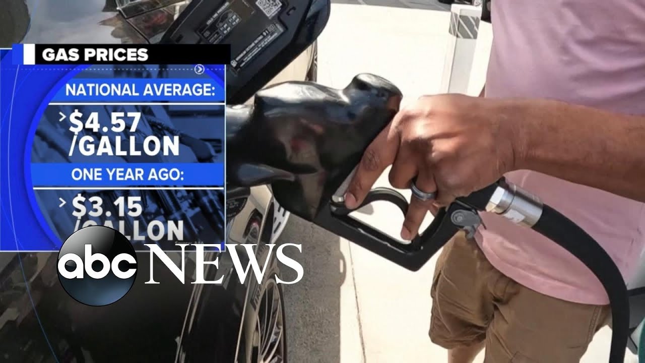 Gas prices continue to decline after hitting record high in June | GMA