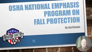 Fall Protection National Emphasis Program from OSHA