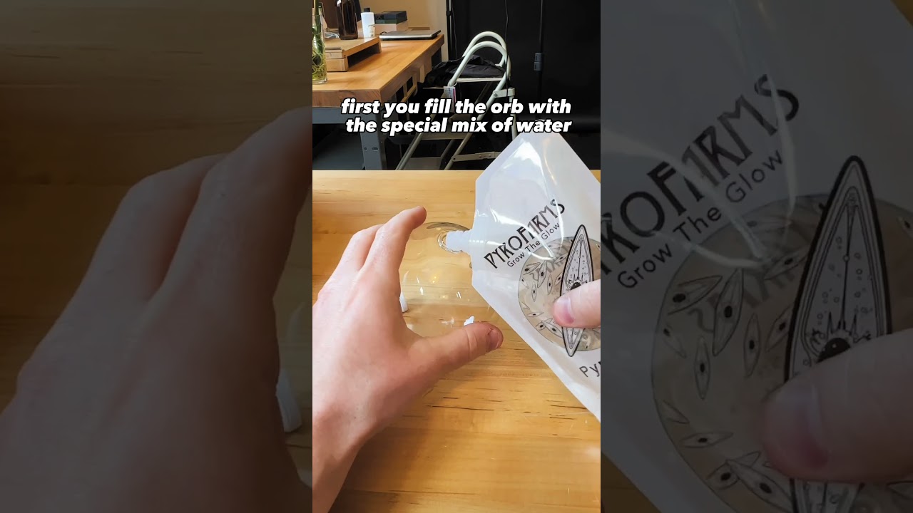 Bioluminescent Orb Kit 🧬 #bioluminescence #marinebiology #scienceathome