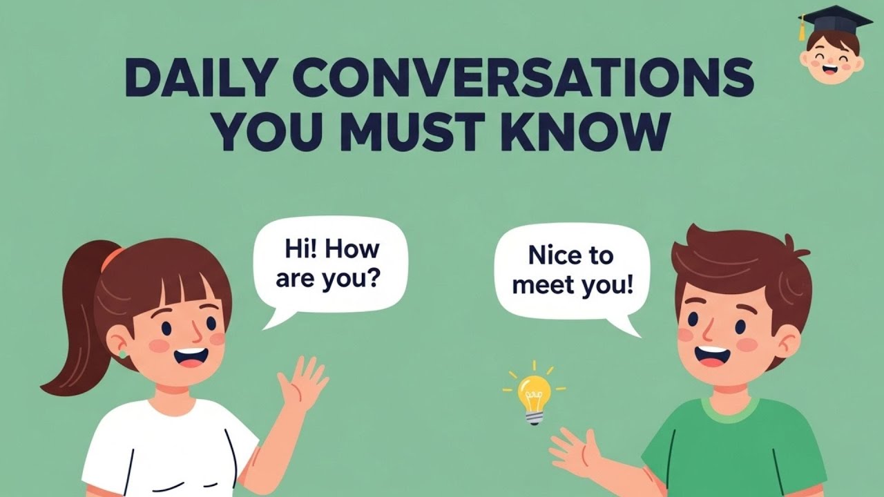 Daily English Conversations for Beginners | Speak English Naturally | Improve Speaking Skills