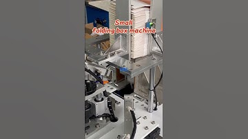 Small folding box machine