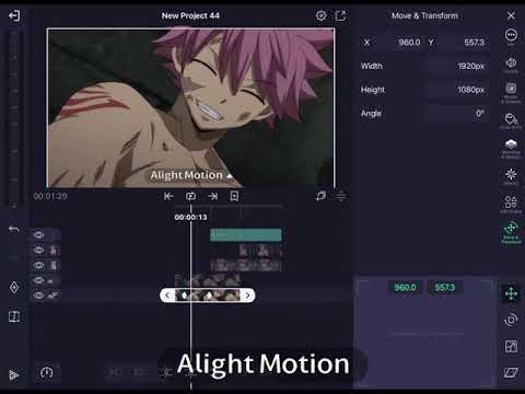 【How to do split slide transition on Alight Motion】【tutorial for beginners】【ｅｔｈｅｒｅａｌ】