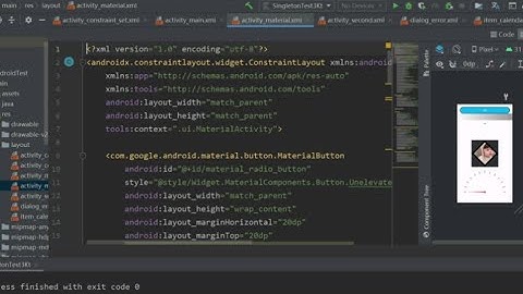 Android开发，体会到了Material组件的强大。