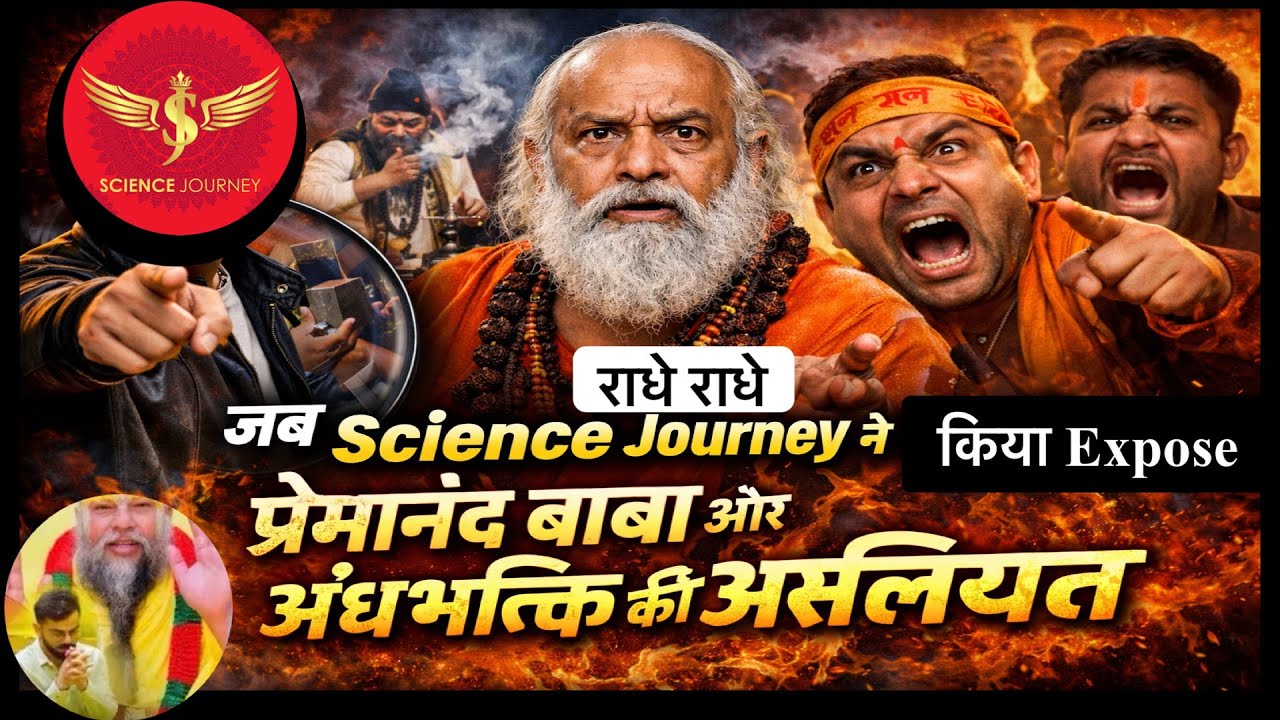 🔥प्रेमानंद महराज जी का पोल खुलते ही बौखलाए भक्त Science Journey का बड़ा खुलासा🔥🔥 राधा राधा जपते रहो!