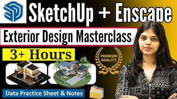 Exterior Design Masterclass | Create Realistic Modern Homes in SketchUp & Enscape