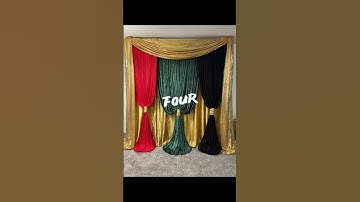 Wedding Backdrop Ideas #draping #backdrop #diy #eventdraping