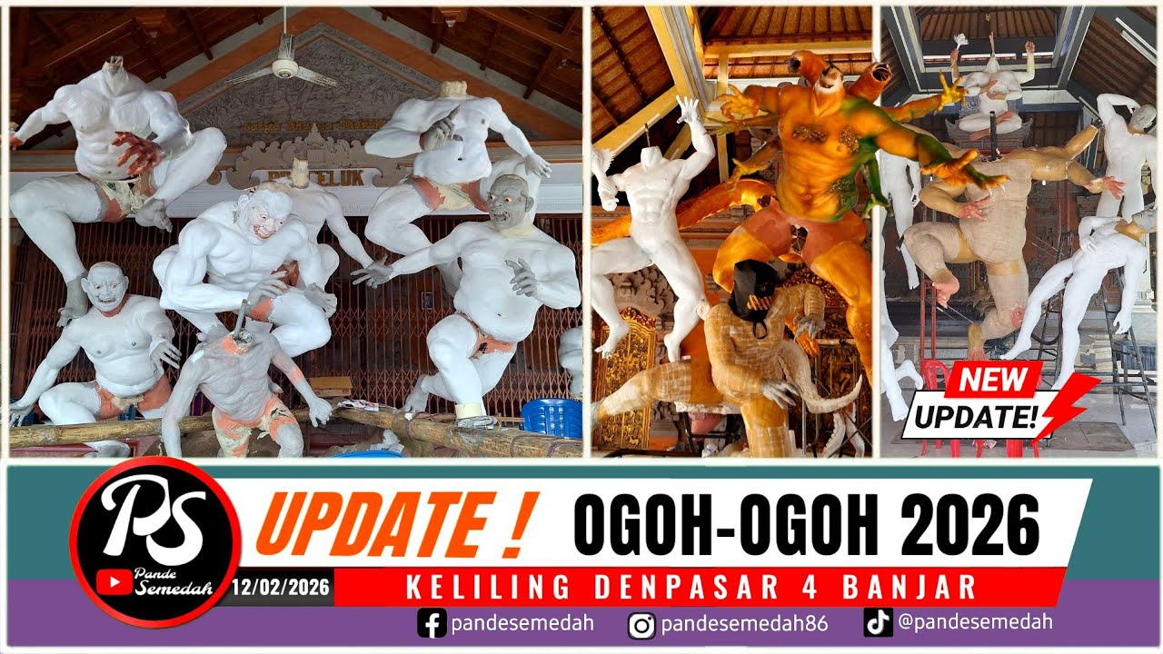 UPDATE TERKINI ! Ogoh ogoh 2026  ‼️ Keliling Denpasar 12/02/2026