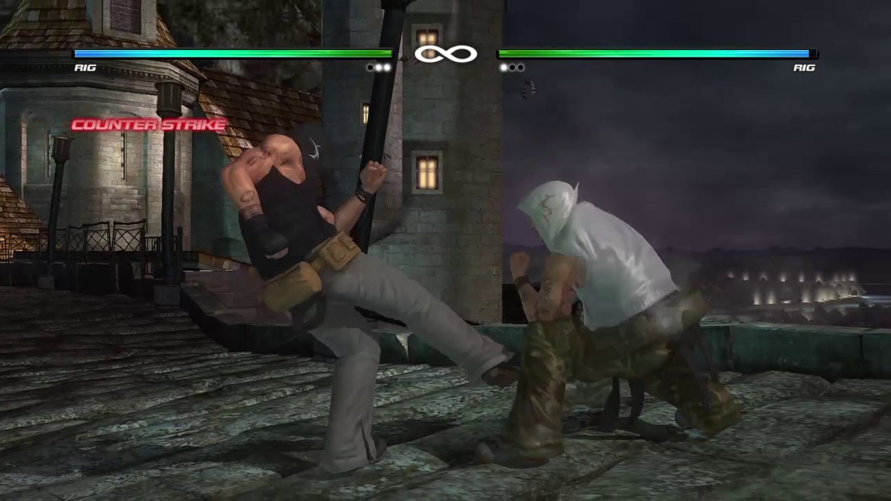 Dead or alive 5 last round SU_Snipers(whtRig) VS devildog_6_6_6(blkRig)
