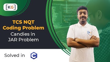 Candies in Jar Problem | Asked in TCS NQT 2020 | C Solution