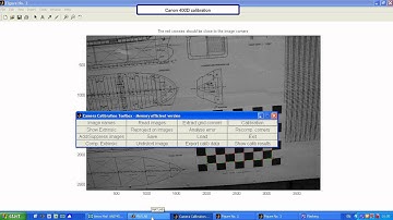 Camera Calibration by flat chess pattern using Matlab.