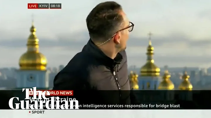 BBC correspondent in Kyiv interrupted as rockets strike Ukraine capital - DayDayNews