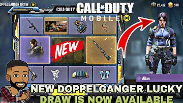 NEW DOPPELGANGER LUCKY DRAW WITH 👩 Alias AND SP-R 208 - COUNTER SPY IN SEASON 2 CALL OF DUTY MOBILE