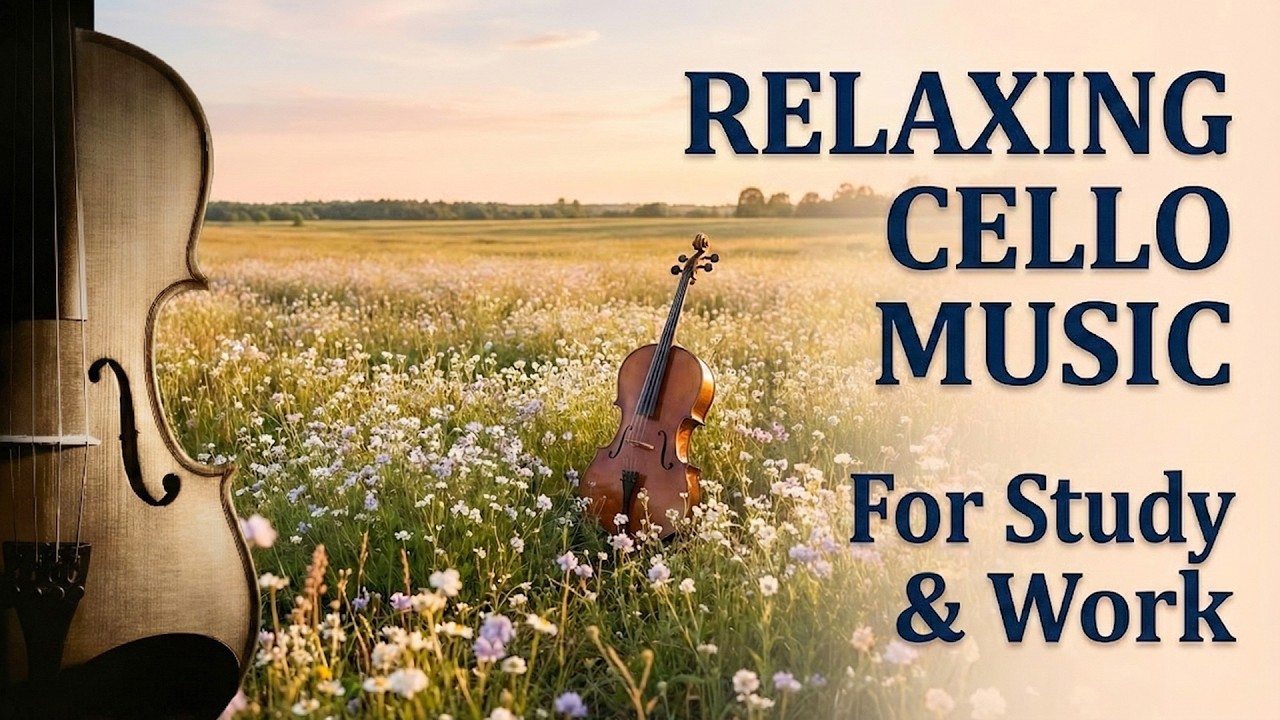 Beautiful Cello classical music 🌿 Classical Cello Solo Music for Relaxation, Study, Work or Focus