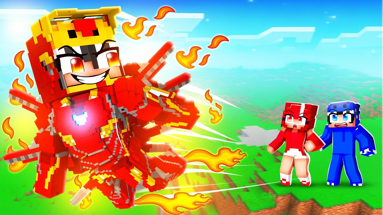 Beating Minecraft as ULTIMATE IRON MAN!