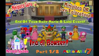Mario Party 7 4 Team Battle In Neon Heights (30 Turns) Part 1/2