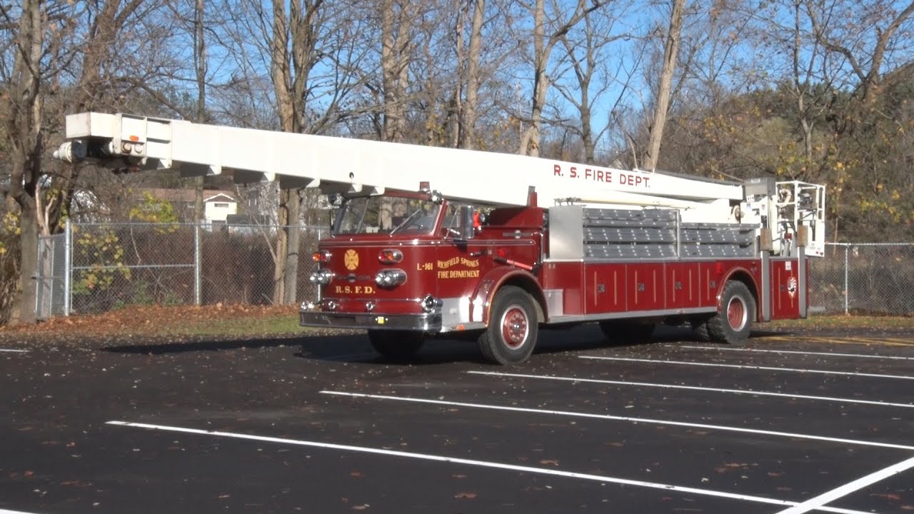 Truck 161 Richfield Springs,NY Fire Department YouTube